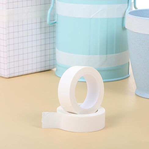 3 Rolls White Washi Tape Self-Adhesive Decorative Painters Tape 32 Feet x 0.6 Inch Washi Tapes Decorative Masking Tapes Duct Craft for Packaging Decor Journals Scrapbooks Planners DIY Gift in Kuwait