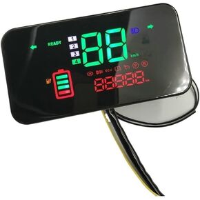 motorcycle mileometer Motorcycle Instrument Tachometer Letter Monitor LeD Display 48v 60v 72v DasHboArD TRICYCLE Modification PART in Saudi Arabia