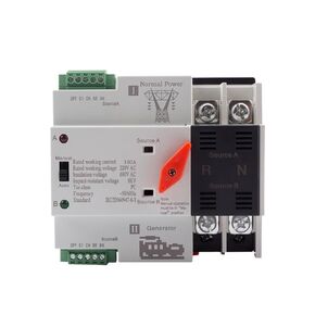 W2R 2P 100A 220V ATS Power Automatic Transfer Switch Electrical Selector Switches Circuit Breakers Generator Part in Saudi Arabia