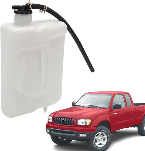 New Coolant Reservoir With Cap Hose Replacement For Toyota Tacoma 1995 1996 1997 1998 1999 2000 2001 2002 2003 2004 ( 4 Cyl/6 Cyl Eng ) Replace OE 164700C011 | TO3014108 | ARBT161307 in Saudi Arabia