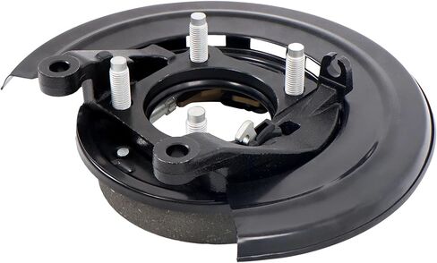 Rear Left & Right Parking Brake Assembly with Backing Plate Compatible with Ford F250 F350 F450 F550 Super Duty 2005-2012 Replace 926-272, 926-273 in Saudi Arabia