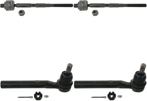 Tie Rod End Inner Outer, Automotive Replacement Tie Rod Ends, TieRod 4PC (Interchange)# 15132760 for Hummer H3 3.5L 2006 in Saudi Arabia