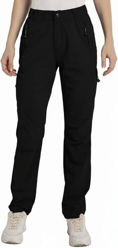 SYKROO Hiking Pants for Women Waterproof Quick Dry Cargo Pants Travel Camping Workout Pants Mountain Trouser with Pocket in Saudi Arabia