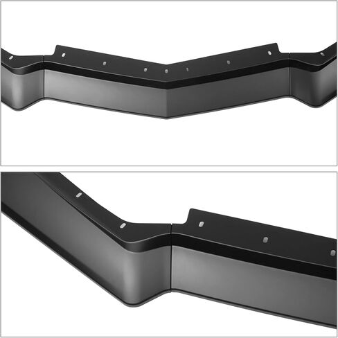IKON MOTORSPORTS Front Bumper Lip Compatible with 2020-2025 Chevrolet Corvette, IKON Style ABS Gloss Black Valance Chin Lip Spoiler Splitter in Saudi Arabia