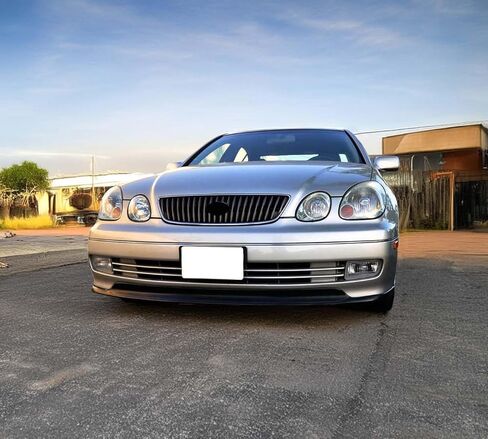 Front Bumper Lip Compatible with 1998-2005 Lexus GS300 & GS400 & GS430, VIP Style PU Black Front Lip Spoiler Splitter by IKON MOTORSPORTS, 1999 2000 2001 2002 2003 2004 2005 in Saudi Arabia