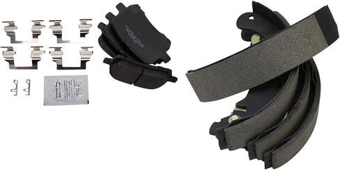 Front and Rear Brake Pads Ceramic Compatible with 2005-2007 Chevrolet Cobalt 2006-2008 HHR 2007-2008 Pontiac G5 2005-2007 Saturn Ion in Saudi Arabia