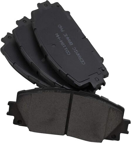 Front and Rear Brake Pad Set Ceramic Hardware Compatible with 2007-2018 Toyota Yaris in Saudi Arabia
