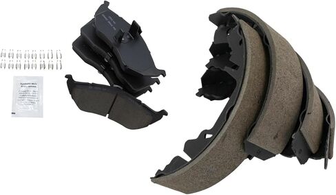 Front and Rear Brake Pads Ceramic Compatible with 1996-2000 Chrysler Town and Country 1996-2000 Voyager 1996-2000 Dodge Caravan Grand Caravan 1996-2000 Plymouth Grand Voyager in Saudi Arabia
