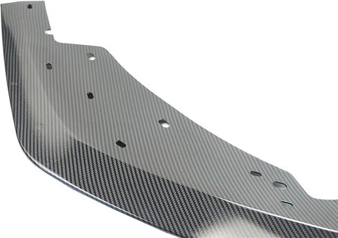 3Pcs Front Bumper Lip Splitter Compatible with for Ford Mustang GT500 MP Style 2015-2022 Front Lower Lip Trim Protection Splitters Spoiler (Carbon Fiber Print) in Saudi Arabia