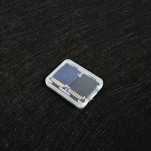 Micro SD Card Storage Case Clear Plastic Compact Protective Holder For SD SDHC TF Cards Camera Phone Drone Travel Photography, 2PCS in Saudi Arabia