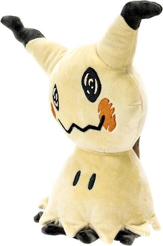 بوكيمون بلش 20 سم ميميكيو - أصفر/بني - لعبة بوكيمون الرسمية المحشوة القابلة للتجميع للأطفال بعمر سنتين فما فوق in Kuwait