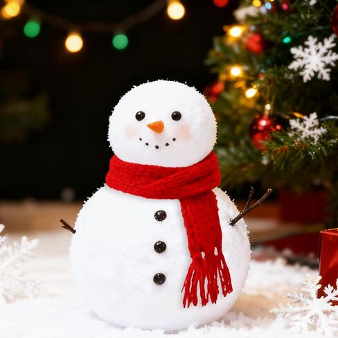 Penta Angel Mini Christmas Scarf 15Pcs 10Inch Tiny Knitted Craft Pet Doll Snowman Wine Bottle Scarf for Christmas Tree Decor (Mixed Color) in Saudi Arabia