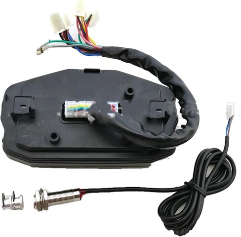 Motorcycle Speedometer Gauge Universal Motorcycle LED Tachometer Digital Odometer Backlight for 1 2 4 Cylinders Odometer Tachometer Tachometer Gauge in Saudi Arabia