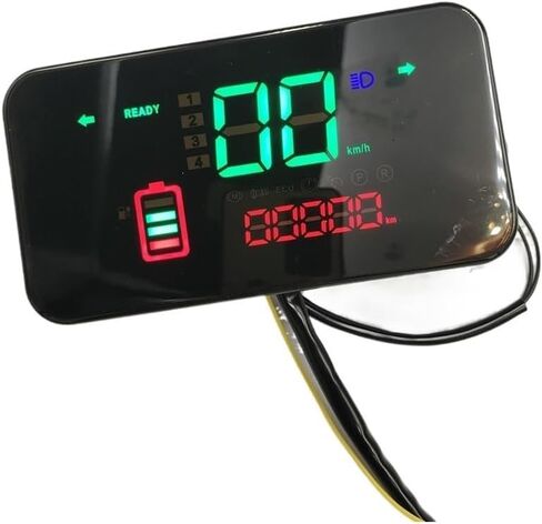 motorcycle mileometer Motorcycle Instrument Tachometer Letter Monitor LeD Display 48v 60v 72v DasHboArD TRICYCLE Modification PART in Saudi Arabia