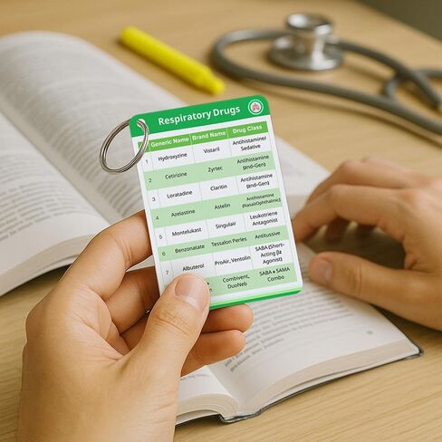 Top 300 Drugs Quick Reference Flash Cards 2025 - Expanded Pharmacology Guide for Nursing Students, Pharmacy & Nurses - Color-Coded Drug Cards in Saudi Arabia