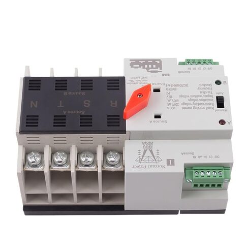 W2R 4P 63A 100A ATS 220V Power Automatic Transfer Switch Electrical Selector Switches Circuit Breakers Generator Part in Saudi Arabia