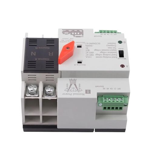 W2R 2P 100A 220V ATS Power Automatic Transfer Switch Electrical Selector Switches Circuit Breakers Generator Part in Saudi Arabia