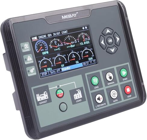 DC60D مجموعة المولدات تحكم Uint شاشة الكريستال السائل لوحة تحكم المحرك أجزاء المولد DC60DR مع واجهة RS485 (DC60D) in Saudi Arabia