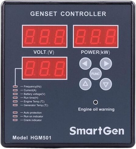 HGM501 Start Stop Genset Controller Module Diesel Gasoline Generator LED Digital Dsplay Control Panel Parts DC 9-18V in Saudi Arabia