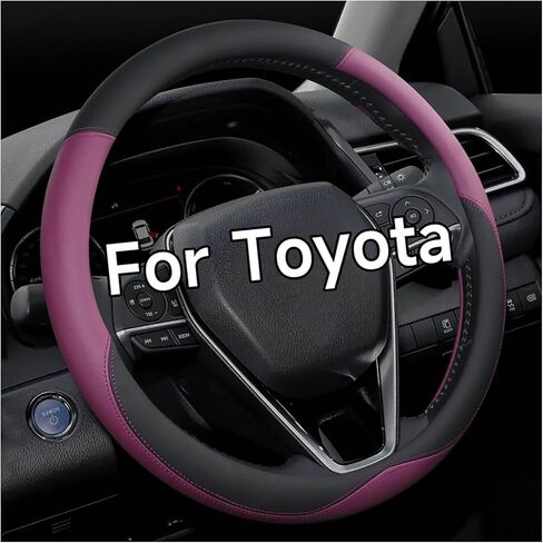 Steering Wheel Cover for Toyota 4 Runner Tacoma Sequoia Trndra Sienna Steering Wheel Grip 15.5-16 inches (Pink) in Saudi Arabia