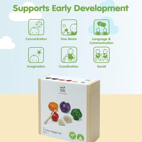 PlanToys- Eco-Friendly Educational Toy, Multi-Color (3431) in Kuwait
