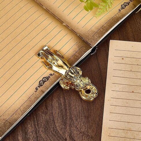 CRASPIRE Vintage Lady's Hand Shaped Book Clip 3D Metal Antique Bronze Paper Storage Holder Bookmark Page File Junk Journal Decorative Traveler Scrapbook Kit Document Stationery for Students Workbook in Saudi Arabia
