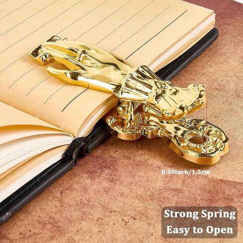 CRASPIRE Vintage Lady's Hand Shaped Book Clip 3D Metal Antique Bronze Paper Storage Holder Bookmark Page File Junk Journal Decorative Traveler Scrapbook Kit Document Stationery for Students Workbook in Saudi Arabia