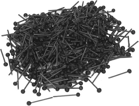 400Pcs Safety Eyes 2mm Lightweight Glass Doll Eyes, Sturdy and Glossy, Craft Buttons for Doll Making, Teddy Bears, Stuffed Animals with Sewing Needle, Suitable for Projects in Saudi Arabia