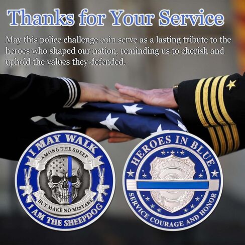 Skeleton Police Challenge Coin Skull Coin Police Officer Prayer Challenge Coin Challenge Coins Law Enforcement Gifts Deputy Sheriff Gifts in Saudi Arabia