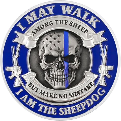 Skeleton Police Challenge Coin Skull Coin Police Officer Prayer Challenge Coin Challenge Coins Law Enforcement Gifts Deputy Sheriff Gifts in Saudi Arabia