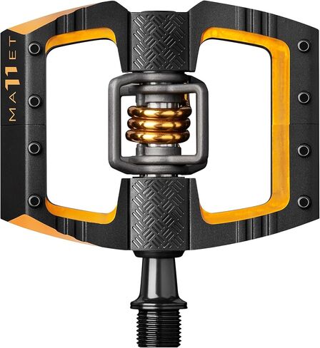 Crankbrothers Mallet DH Mountain Bike Pedals - Silver Edition - MTB DH Downhill Optimized Platform - Clip-in System Pair of Bicycle Bicycle Mountain Bike Pedals (Cleats Included) in Kuwait