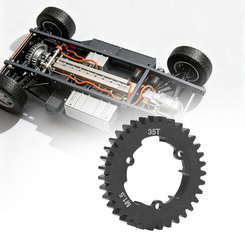 35T 1.5 Mod Spur Gear، Daitoku RC Car Gear الرئيسي لـ Traxxas 1/5 X-Maxx 6S 8S 1/6 XRT in Saudi Arabia