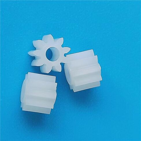 10-Pack 9-Tooth 0.5 Mod Plastic Motor Gears for RC Cars, Robotics & DIY Models – High-Precision Mini Gear Set for N20/DC Motors, Four-Wheel Drive & STEM Projects in Saudi Arabia