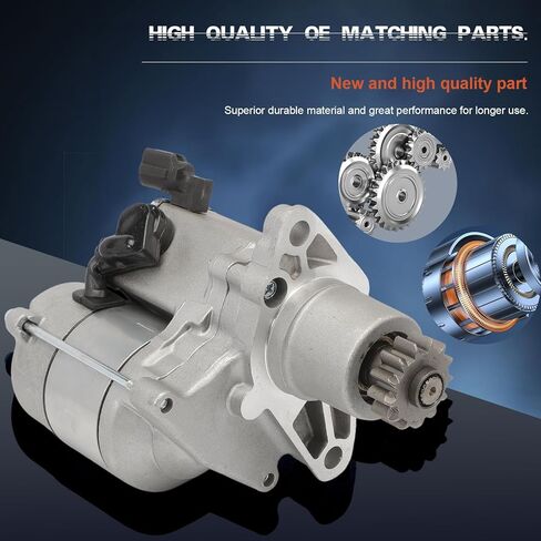 محرك بدء التشغيل 28100-03100 لـ Avalon V6 3.0L 1998-2004 Camry V6 3.0L 2002-2005، Highlander V6 3.0L 2001-2003 محرك بدء التشغيل لـ ES300 V6 3.0L 1998-2001، RX300 V6 3.0L 1999-2003 البديل 28100-74270 in Saudi Arabia