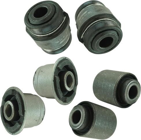 TRQ Rear Knuckle Bushings 6 Piece Set Driver & Passenger Side Compatible with Cadillac CTS in Saudi Arabia