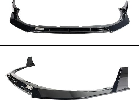 Front Bumper Lip Splitter Spoiler Fit for Toyota Camry SE XSE 2021 2022 2023 2024 Sedan,3pcs Kit Accessories Air Chin Body Protector (Glossy Black) in Saudi Arabia