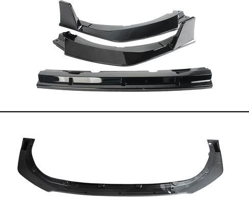 Front Bumper Lip Splitter Spoiler Fit for Toyota Camry SE XSE 2021 2022 2023 2024 Sedan,3pcs Kit Accessories Air Chin Body Protector (Glossy Black) in Saudi Arabia