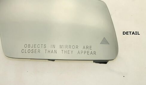 NEW Side Mirror Glass FOR Mercedes GLA180 GLA200 GLA250 Passenger side 2014-2017 With Heated Blind Spot Light Warning Words, clear, GLA 2014-2017, 9.84x7.87x1.18 inches in Saudi Arabia