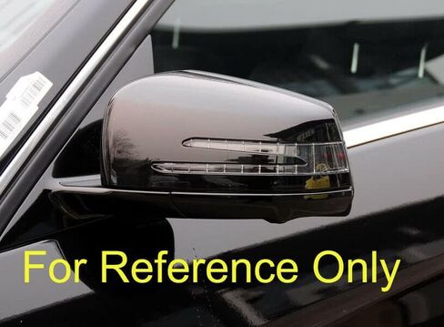 NEW Side Mirror Glass FOR Mercedes GLA180 GLA200 GLA250 Passenger side 2014-2017 With Heated Blind Spot Light Warning Words, clear, GLA 2014-2017, 9.84x7.87x1.18 inches in Saudi Arabia