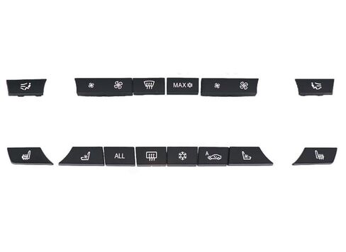 1 Set of 14 Button Key Cover Repair kit, air Conditioning Heater Switch Suitable for BMW F07 F10 F11 F01- in Saudi Arabia