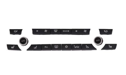 1 Set of 14 Button Key Cover Repair kit, air Conditioning Heater Switch Suitable for BMW F07 F10 F11 F01- in Saudi Arabia