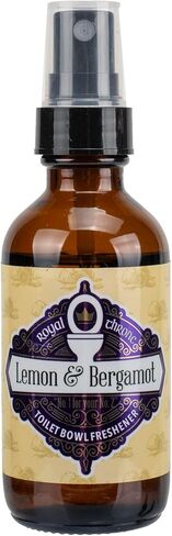 Royal Throne Dropper 4 Ounce Glass Bottle Scented Toilet Bowl Bathroom Spritz Spray, Lavender & Mint, Purple in Saudi Arabia