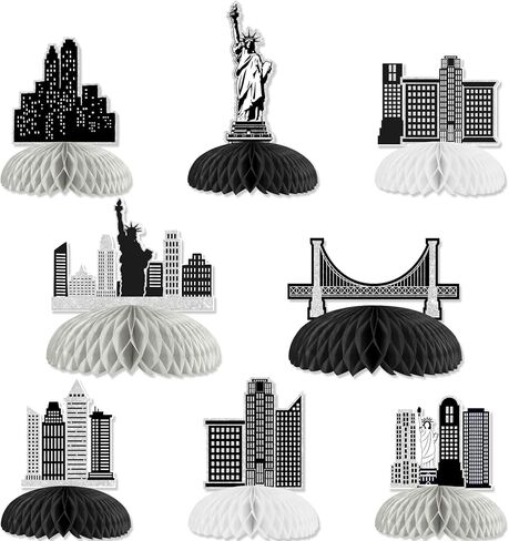8 Pcs British UK Honeycomb Centerpieces Decorations, London Table Toppers Decor, England 3D Table Signs for National Day Baby Shower Birthday Party Supplies in Saudi Arabia
