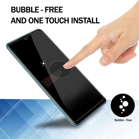Screen Protector [4-Pack] for Samsung Galaxy A71 4G / 5G / 5G UW/Galaxy Note 10 Lite, Tempered Glass Film Screen Protector, 0.33mm [LifetimeWarranty][Anti-Scratch][Anti-Shatter] in Kuwait
