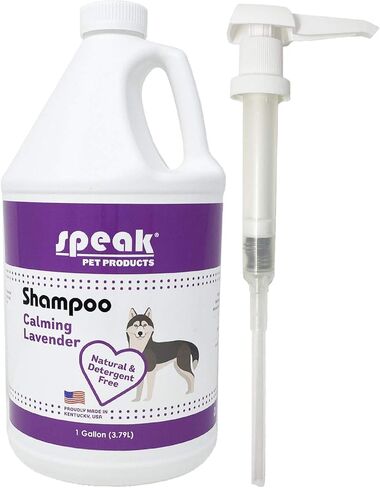 Natural Dog Shampoo with Pump, Soothing Cherry Almond Oatmeal, 1 Gallon in Saudi Arabia