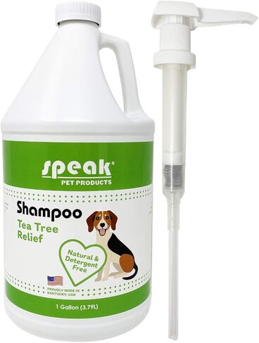 Natural Dog Shampoo with Pump, Soothing Cherry Almond Oatmeal, 1 Gallon in Saudi Arabia