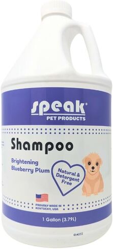 Natural Dog Shampoo with Pump, Soothing Cherry Almond Oatmeal, 1 Gallon in Saudi Arabia