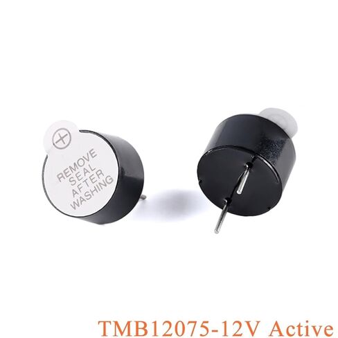 5pcs TMB12075 12V Integrated Active Electromagnetic Buzzer 12 * 7.5mm High Temperature Alarm Speaker in Saudi Arabia