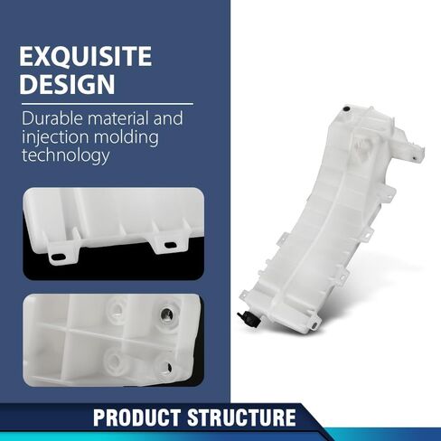PIT66 Radiator Coolant Overflow Bottle Tank Reservoir Compatible with Mack CHU CXN CXU 2008-2017,Fit Volvo VHD VNL VNM 2008-2015 603-5505,HVA02866,20881604,20968795,21000194,21038101,21067134,21074555 in Saudi Arabia