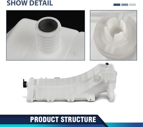 PIT66 Radiator Coolant Overflow Bottle Tank Reservoir Compatible with Mack CHU CXN CXU 2008-2017,Fit Volvo VHD VNL VNM 2008-2015 603-5505,HVA02866,20881604,20968795,21000194,21038101,21067134,21074555 in Saudi Arabia